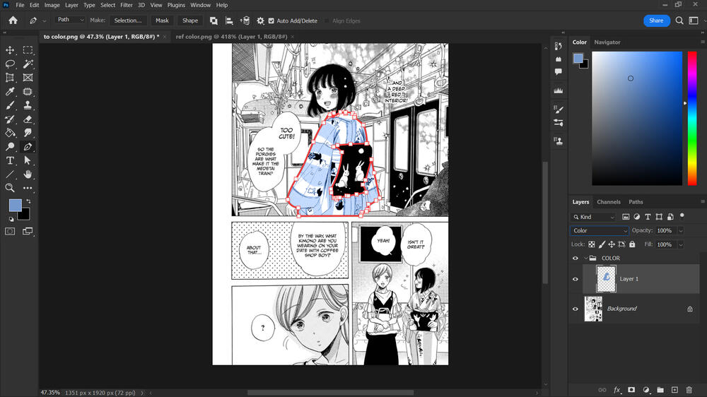 A girl in Kimono (work in progress)